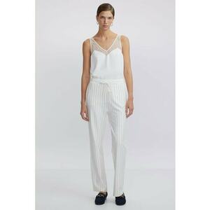Pantaloni regular fit cu dungi imagine