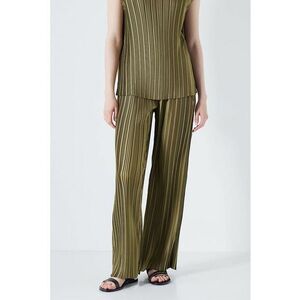 Pantaloni relaxed fit cu pliuri imagine