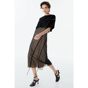 Rochie midi cu model 2 in 1 imagine