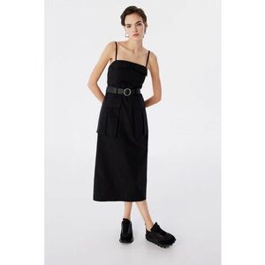 Rochie dreapta cu buzunare cu clapa imagine