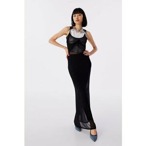 Rochie transparenta cu model 2 in 1 imagine