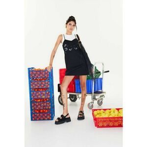 Rochie mini din amestec de in imagine