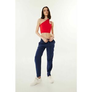 Pantaloni jogger cu snur imagine