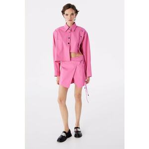 Fusta-pantalon cu model petrecut imagine