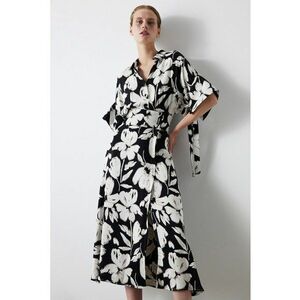 Rochie-chimono cu imprimeu floral imagine