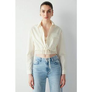 Camasa crop cu maneci lungi imagine
