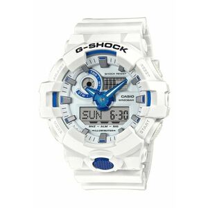 Ceas sport GA-700HDS-7AER - alb - albastru - quartz - 53mm - rezistent la apa 200m imagine