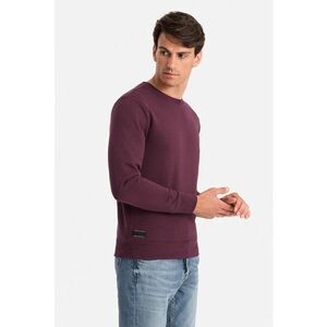 Bluza de trening din bumbac cu model uni imagine