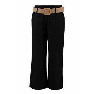 Pantaloni din amestec de in cu o curea imagine