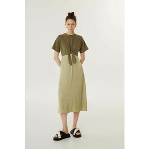 Rochie midi cu detaliu innodat imagine
