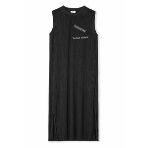 Rochie cu croiala dreapta si model text imagine