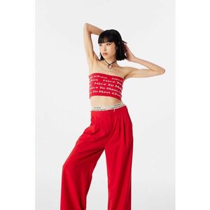 Top bandeau cu model text imagine