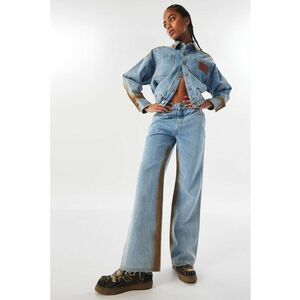 Blugi relaxed fit cu aspect murdar imagine