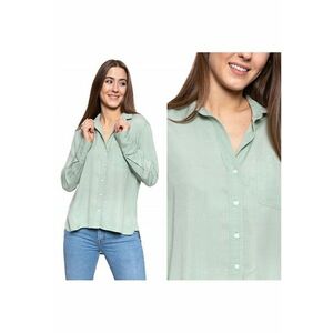 Camasa Dama - Elisa Solid Lyocell - Slim Fit - Inchidere: Nasturi - Compozitie Material: 100% Lyocell - Numar Buzunare: 1 - Verde imagine