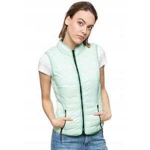 Vesta - Vesta Usoara Tom Tailor - Croiala Slim - Fermuar - 2 Buzunare - 100% Poliamida - Verde - 1 Bucata imagine