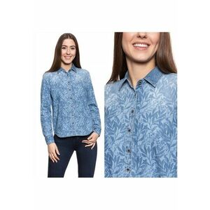 Camasa Din Denim - Erin - Croi: Slim Fit - Inchidere: Nasturi - Compozitie Material: 100% Bumbac - Numar De Buzunare: 0 - Albastra imagine