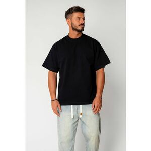 Tricou Heavy Oversized Ripped Black 17347 imagine