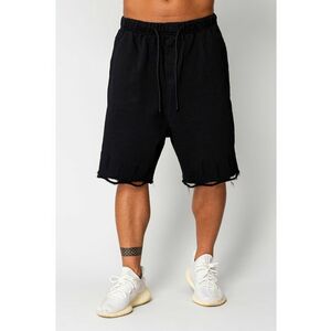 Pantaloni scurt Ripped Heavy Black 17408 imagine