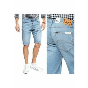 Sorturi Din Denim - 5 Pocket Short - Croi: Regular Fit - Stil: Drept - Inaltimea Taliei: Medie - Inchidere: Fermoar - Albastru imagine