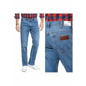 Pantaloni Din Material - Texas - Croi: Straight Fit - Tip De Pantaloni: Drept - Inchidere: Fermoar - Compozitie Material: 90% Bumbac - 10% Poliester - 31/32 - Albastru imagine