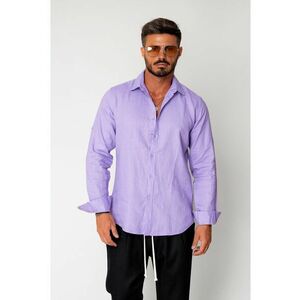 Camasa din 100% In Mauve 17302 imagine