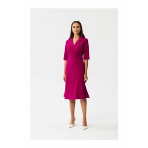 Rochie midi dama - Bohodawc - pruna imagine