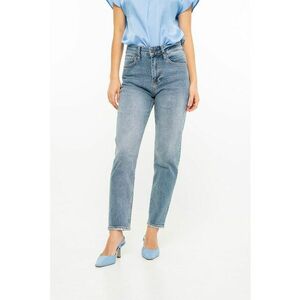 Blugi mom fit cu talie inalta Flavia imagine