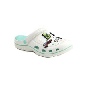 Saboti dama 6352 WHITE/LIGHT MINT imagine