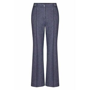Pantaloni drepti din amestec de in si bumbac imagine