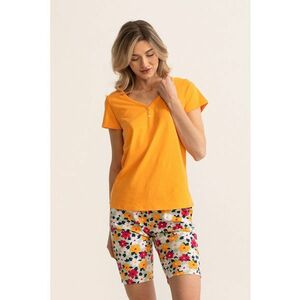 Pijama cu pantaloni scurti si imprimeu floral Misha imagine