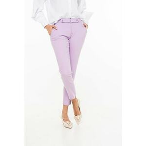 Pantaloni crop cu buzunare oblice Yrina imagine