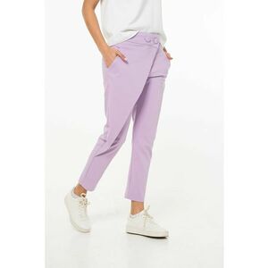 Pantaloni crop cu aspect petrecut Vanessa imagine