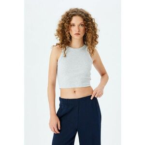 Top crop cu aspect striat imagine