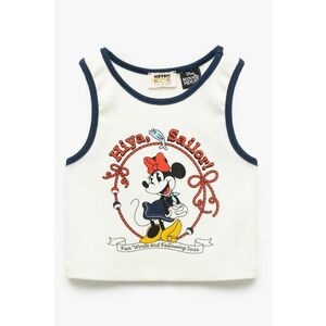 Top cu Minnie Mouse si aspect texturat imagine