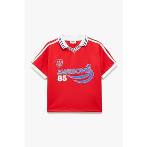 Tricou polo cu imprimeu imagine