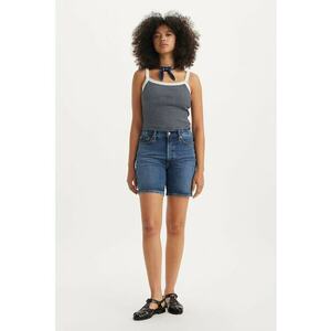 Bermude slim fit din denim imagine