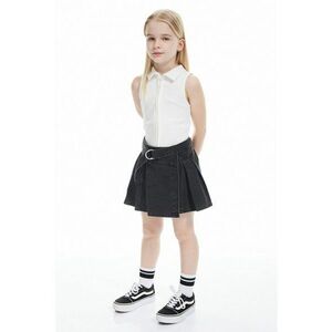 Top slim fit cu fermoar imagine