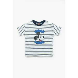 Tricou de bumbac cu imprimeu Mickey Mouse imagine