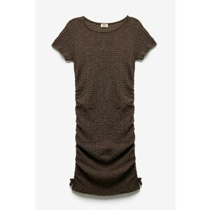 Rochie dreapta cu decolteu rotund imagine