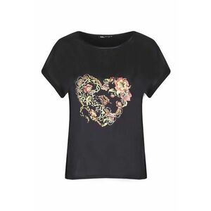 Tricou cu imprimeu in forma de inima imagine