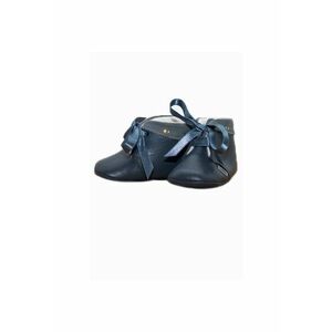 Ghete bebelusi din piele - neimblanite - 50738-007 - 18 - Bleumarin imagine