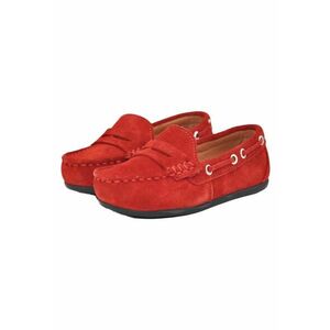 Mocasini baieti - piele intoarsa - comozi - LF01R imagine
