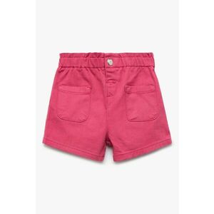 Pantaloni scurti cu buzunare aplicate imagine