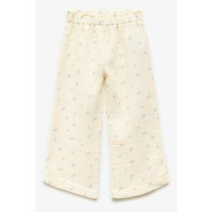 Pantaloni din bumbac cu croiala ampla imagine