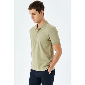 Tricou polo slim-fit din bumbac imagine