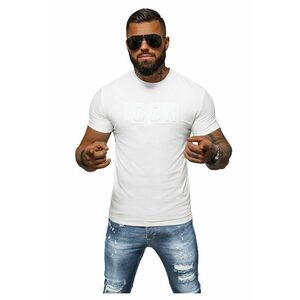 Tricou cu maneca scurta pentru barbati Earthquake alb imagine