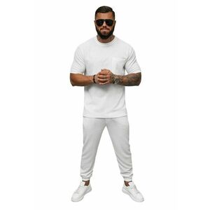 Tricou cu maneca scurta pentru barbati Thaneseus alb imagine