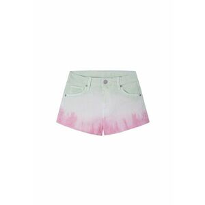 Pantaloni scurti din denim cu aspect in degrade imagine