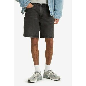 Blugi scurti relaxed fit cu talie medie imagine