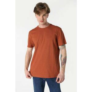 Tricou Cu Maneca Scurta De Barbati Portocaliu Comfort Fit imagine